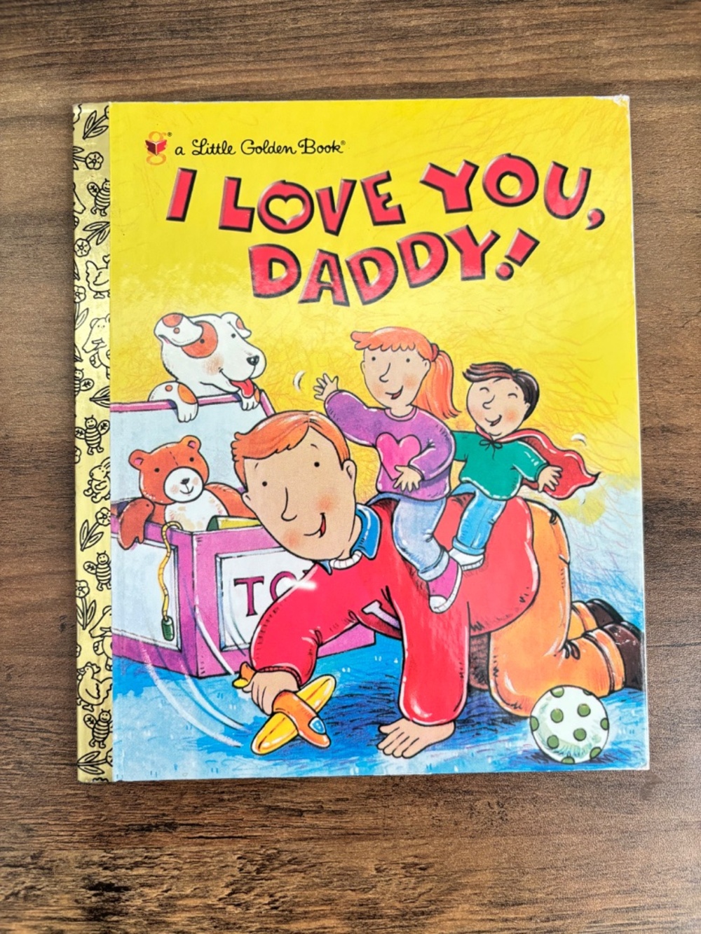 VINTAGE I Love You Daddy! A Little Golden Book 1999 1st Edition Hard Cover Book